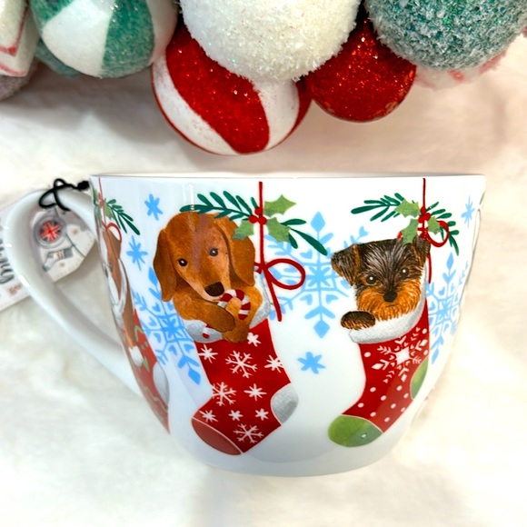 Portobello By Design Christmas puppies mug - Picture 2 of 9
